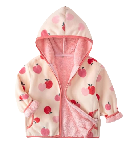 Pink Camo Fleece Hoodie