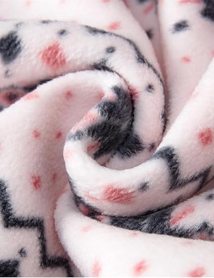 Fair Isle White Fleece Hoodie