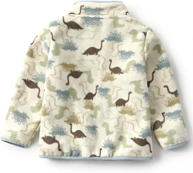 Green Dinosaur Fleece Jacket