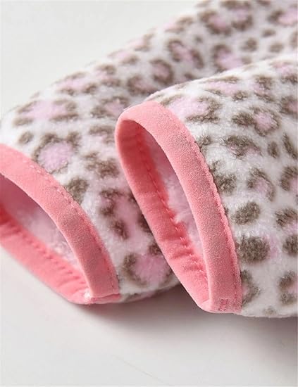 Pink Leopard Fleece Hoodie