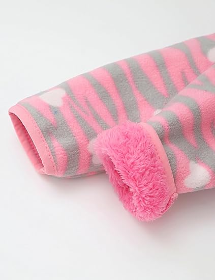 Leopard Heart Fleece Jacket