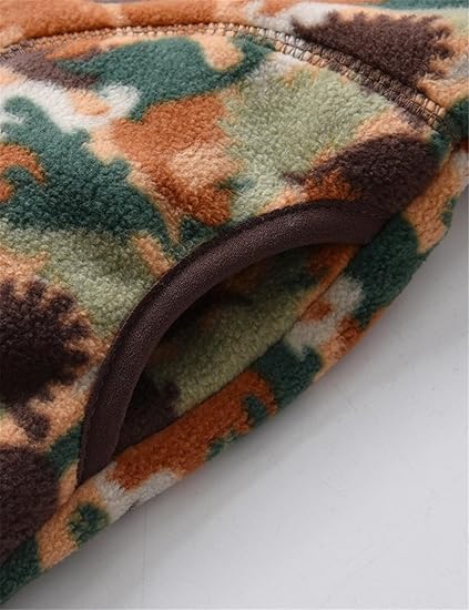 Camouflage Dinosaur Fleece Jacket