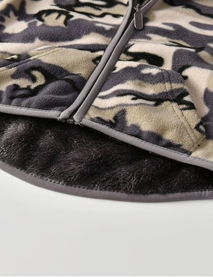 Khaki Camo Fleece Hoodie