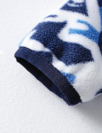 Blue Doodle Fleece Jacket