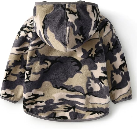 Khaki Camo Fleece Hoodie