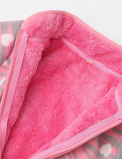 Leopard Heart Fleece Jacket