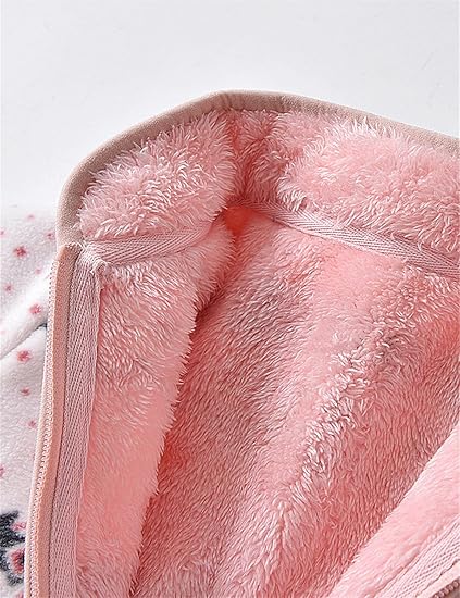 Fair Isle White Fleece Jacket